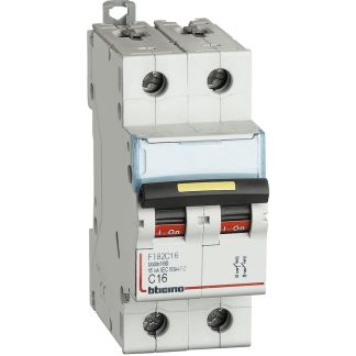 Interruttori magnetotermico 2P curva C 16A 16kA - BTI FT82C16