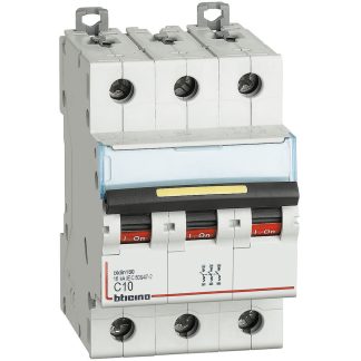 Interruttore magnetotermico BTDIN60 3P CURVA C 10A 16KA - BTI FT83C10