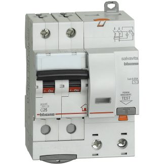 btdin-RS - mag. diff. 2P 30mA AC 25A 4500A - BTI GC8230AC25