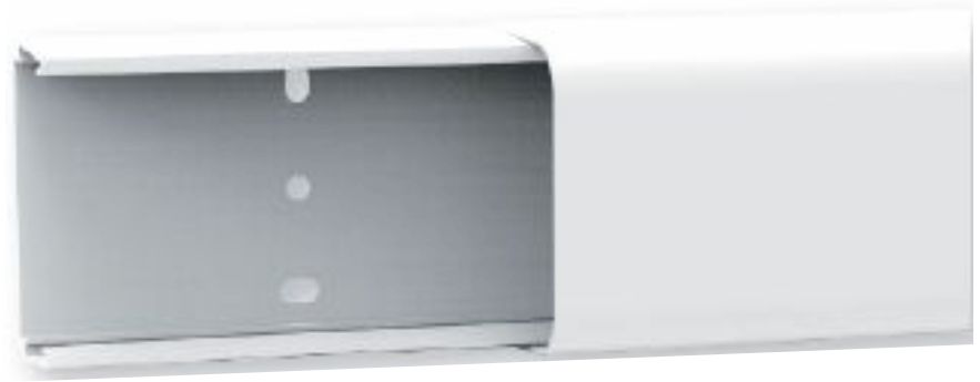 Canale KLIMA U 80x60 BIANCO. ACQUISTO 2 METRI (2 METRI) - ARN NKZ6080.3