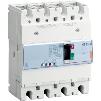 Interruttore magnetotermico M2 250B 3P+N/2 200A 25ka - BTI T724B200